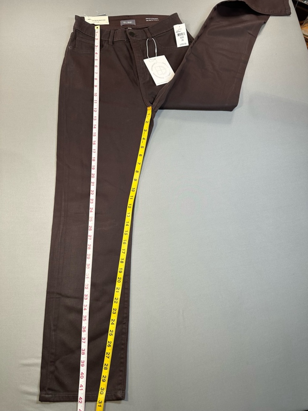 NWT DL1961 Emilie Straight Ultra High Rise Vintage 31" Ultimate Knit - Womens 28 - Picture 13 of 16